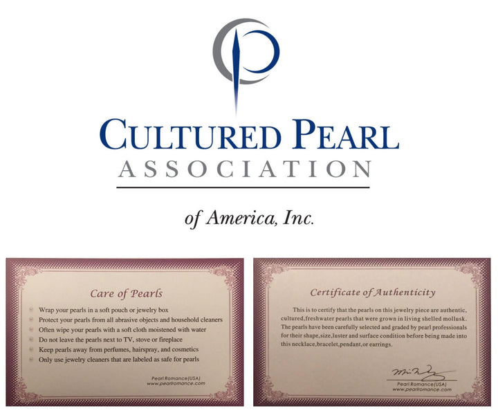 Sterling Silver Clasp 20 Inch ROUND White Pearl Necklace